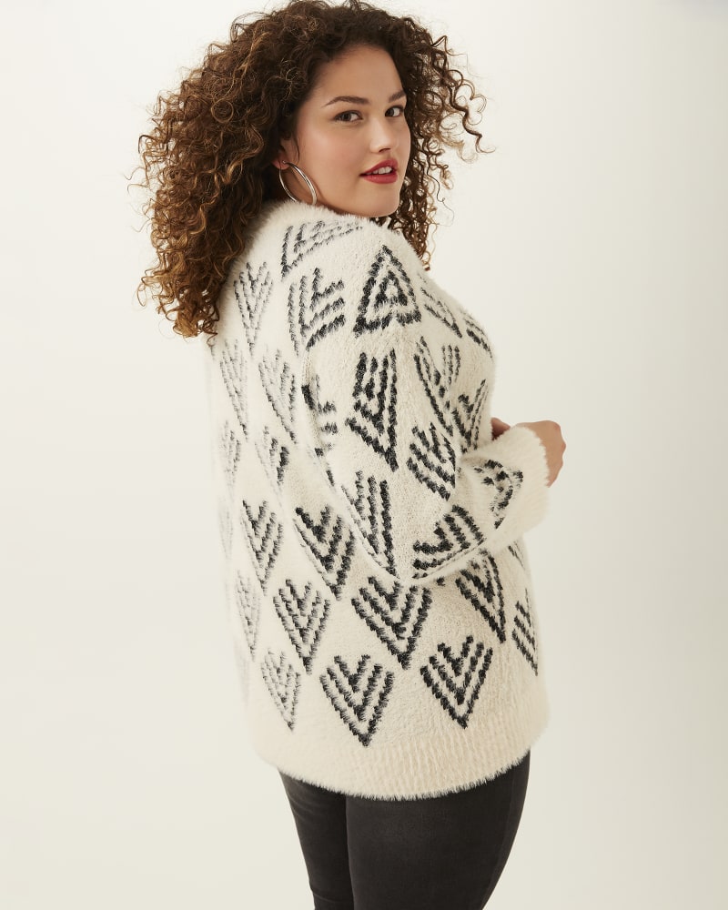Side of plus size Marisol Graphic-Print Sweater by Cameo | Dia&Co | dia_product_style_image_id:168524
